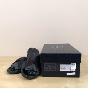 Prada Men’s Black Criss Cross Slides sz 11 (US 12)